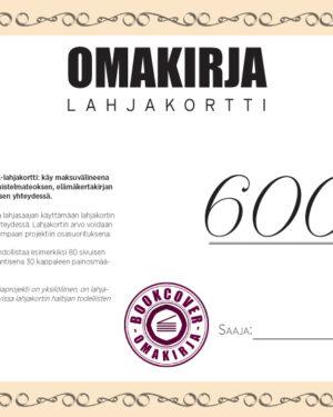 OMAKIRJA-lahjakortti 600 eur