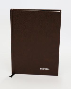 Bookcover-muistikirja ruskea