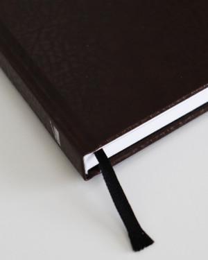 Bookcover-muistikirja ruskea